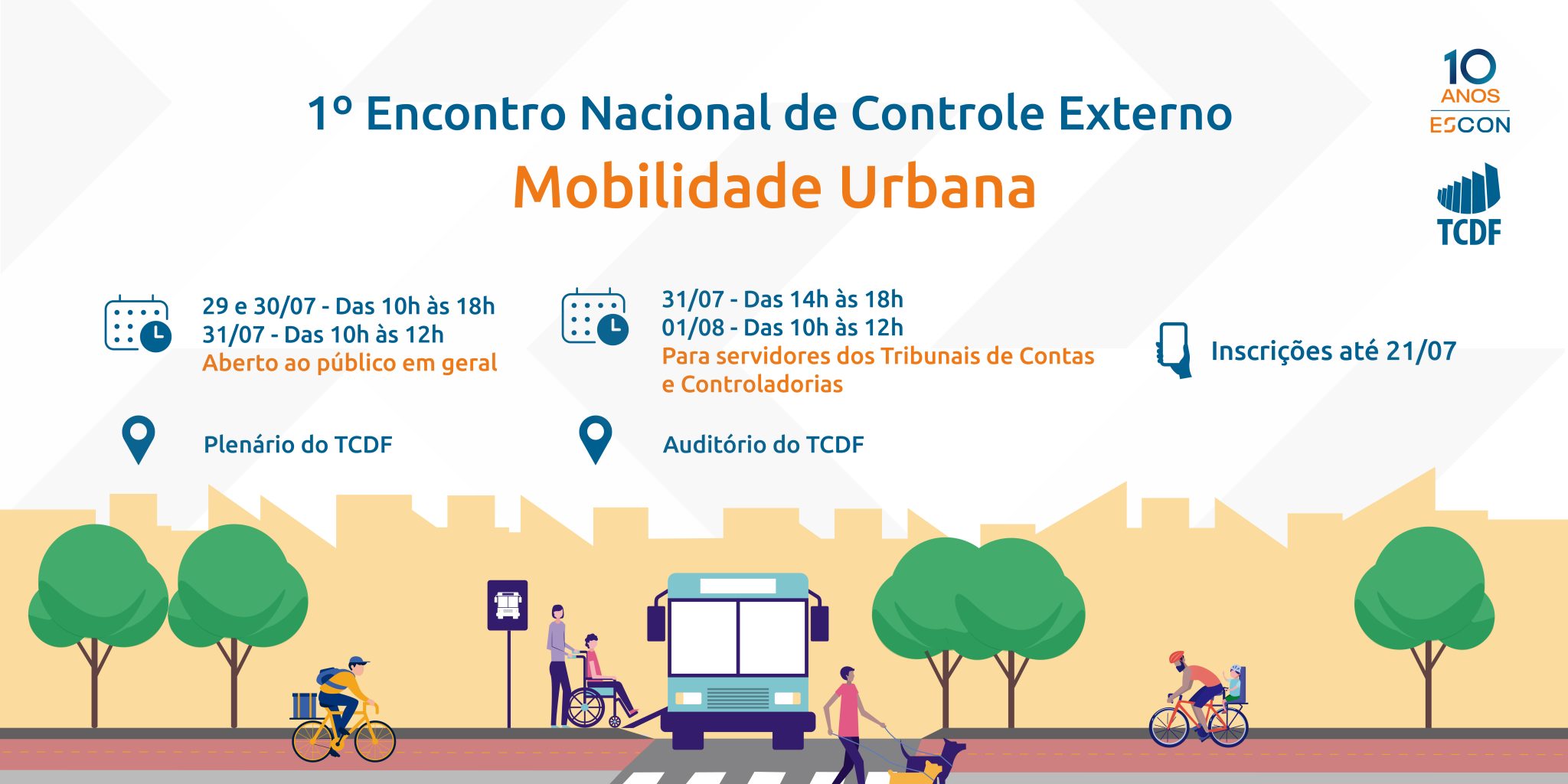 Miniatura de TCDF promove I Encontro Nacional de Controle Externo em Mobilidade Urbana  