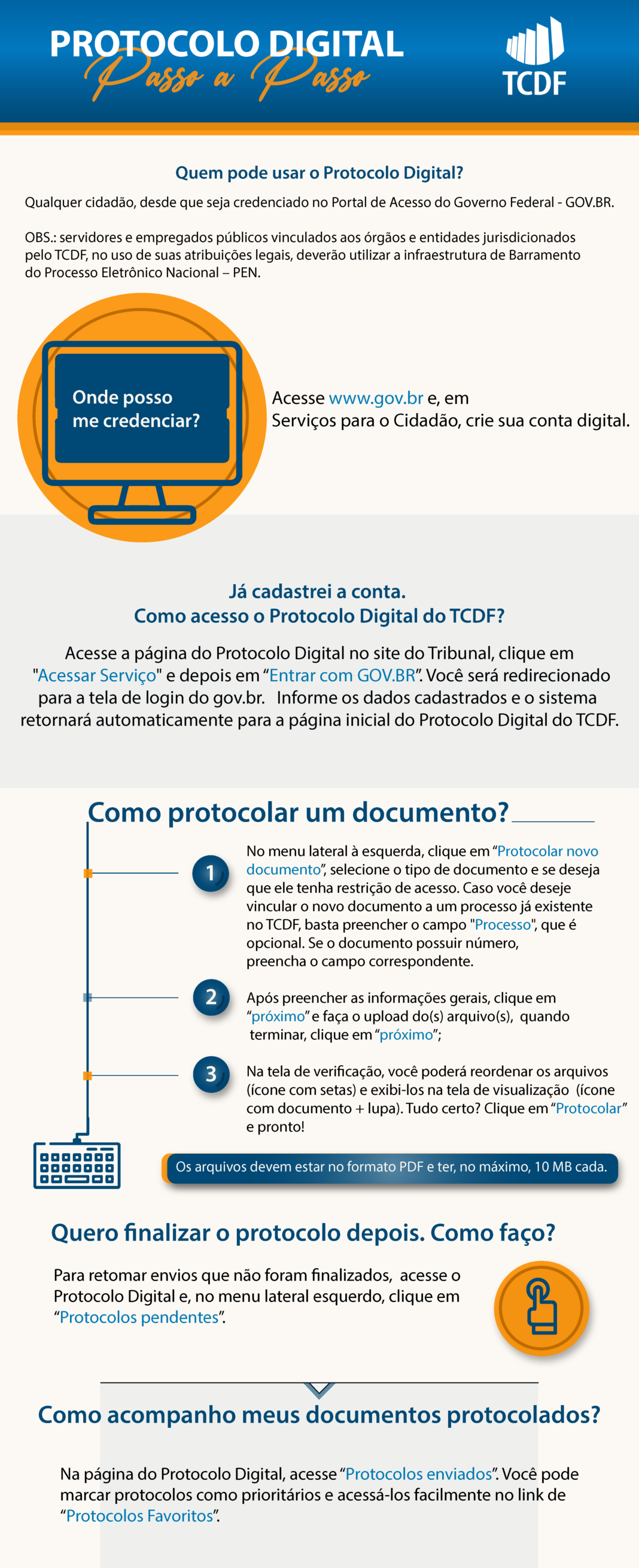 Miniatura de TCDF passa a adotar protocolo digital de documentos