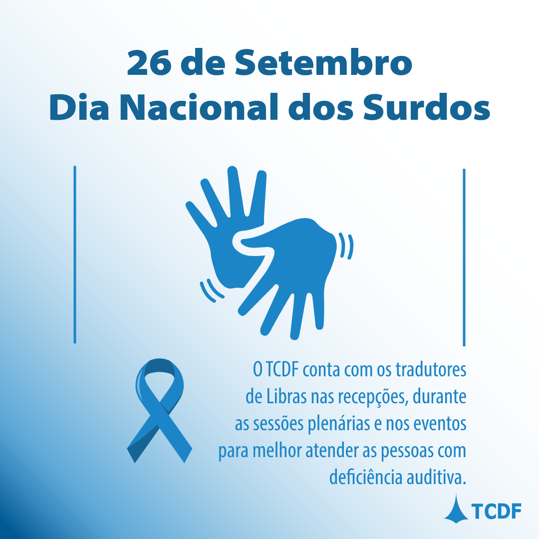 Miniatura de Dia do Surdo: TCDF conta com atendimento especial