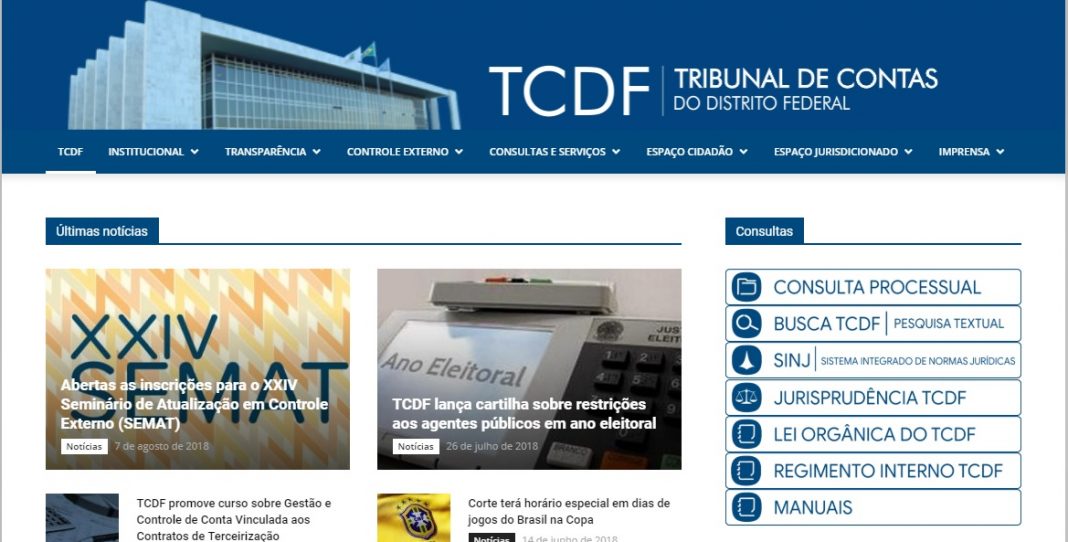 Miniatura de TCDF lança novo site mais acessível e funcional