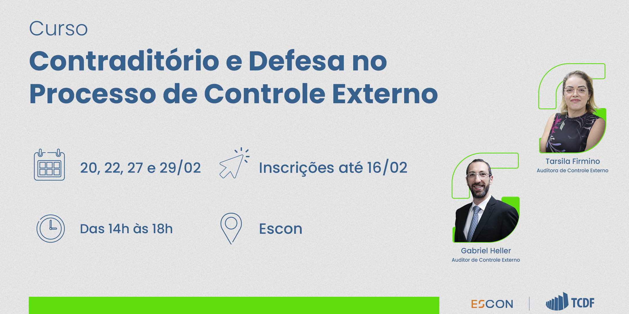 Miniatura de Escola de Contas do TCDF abre inscrições para o curso Contraditório e Defesa no Processo de Controle Externo 