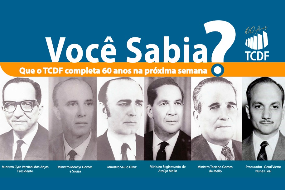 Miniatura de Você sabia que o TCDF completa 60 anos na próxima semana?