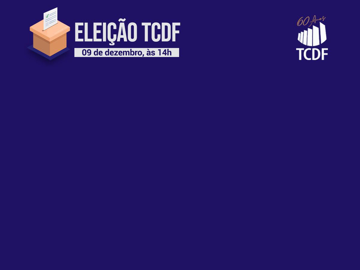 Miniatura de Eleição para Presidência e Corregedoria do TCDF será na próxima semana