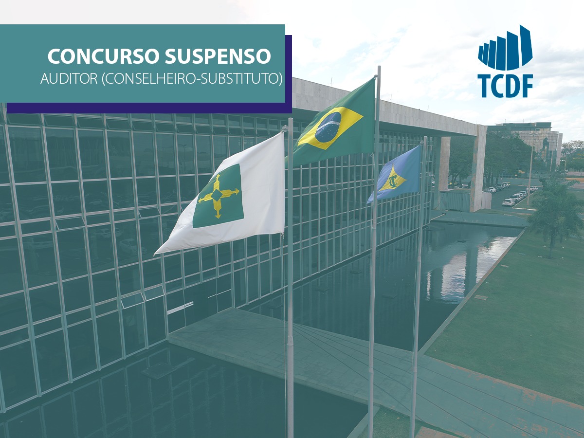 Miniatura de Aplicação de provas do concurso para Auditor do TCDF está suspensa